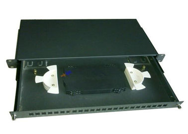 SC 24 port rack mount patch panel 1U 19" Fiber Optic Joint Closure Drawer Type
